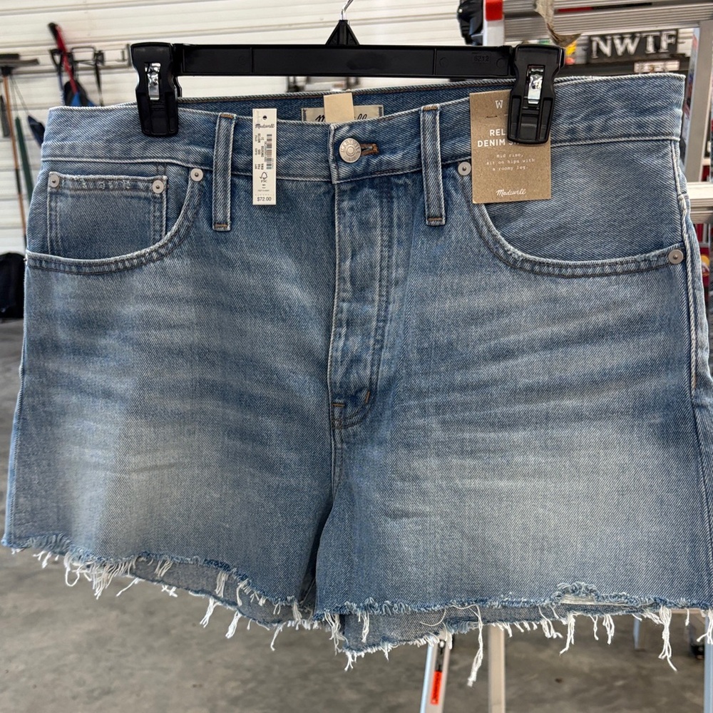 Madewell Light Blue Jean Shorts